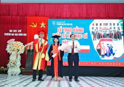 TRAO BẰNG THẠC SĨ